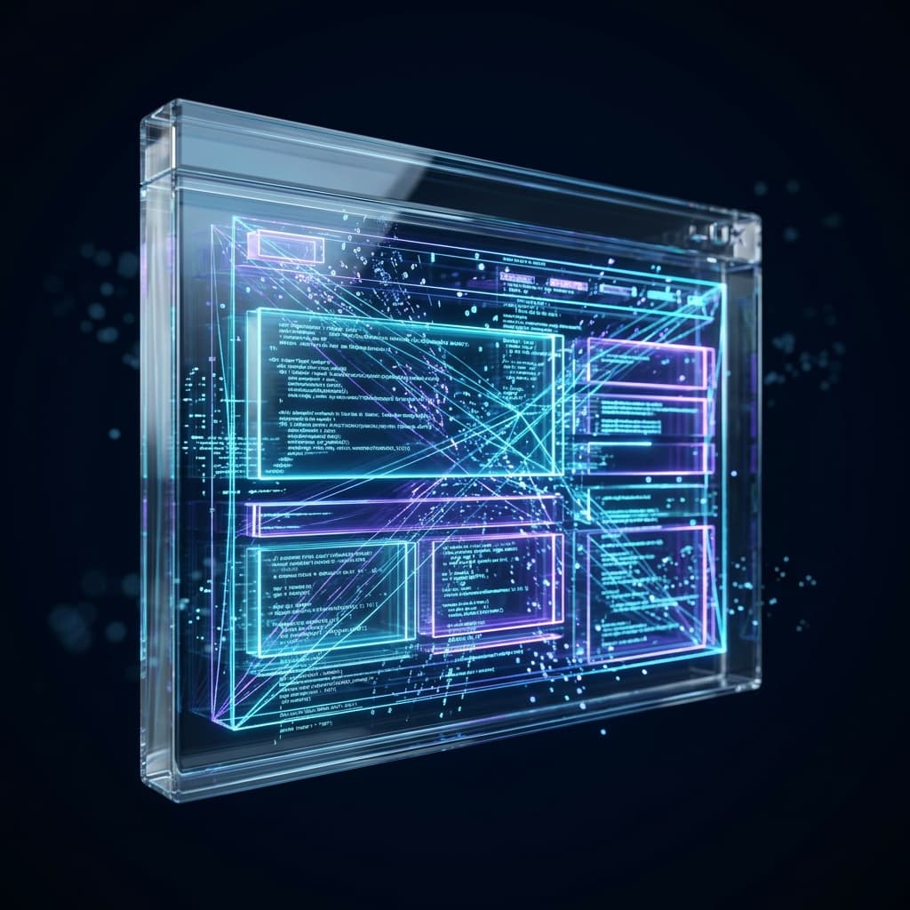 Illustration 3D — Création & Refonte de site seb - votre meilleur vendeur, 24h/24