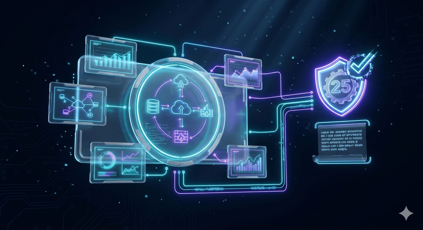 Illustration 3D — Formation données & Conformité loi 25 - la conformité, c'est l'affaire de tous