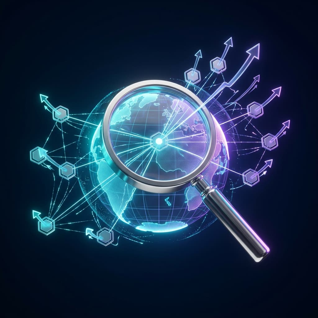 Illustration 3D — Référencement SEO - être premier sur Google, durablement