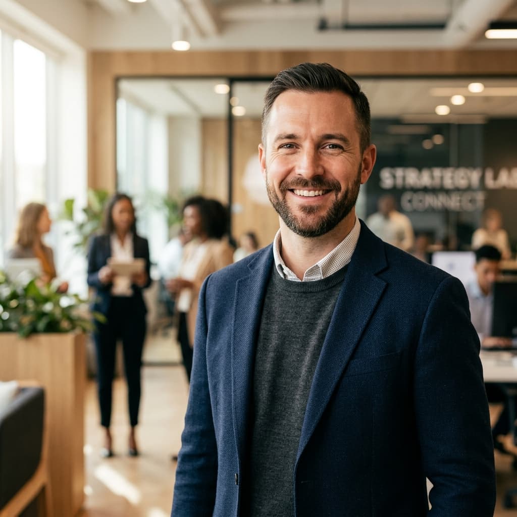 Portrait B2B Professionnel de Mathieu (Stratège Numérique Web)